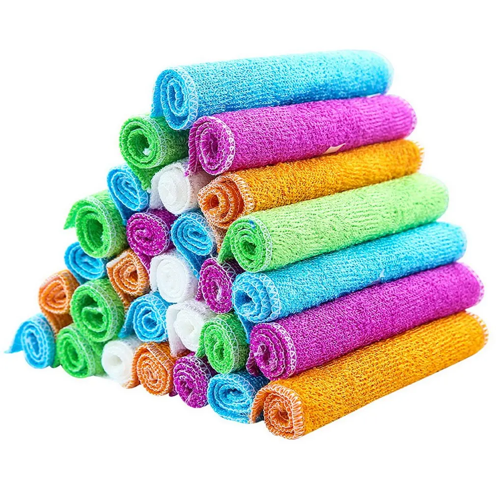 Bamboo Dish Cloths Cleaning Cloth and Dishcloths Sets Super Absorbent Towels Soft Durable and Eco-Friendly Cleaning Rags
Bamboo Dish Cloths Cleaning Cloth and Dishcloths Sets Super Absorbent Towels Soft Durable and Eco-Friendly Cleaning Rags