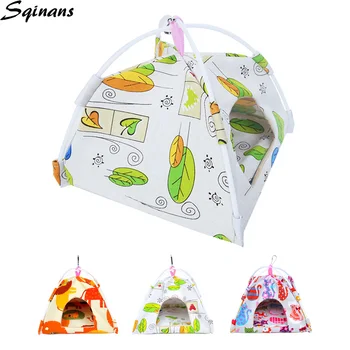 Sqinans Soft Canvas Bird Parrot Cage Nest Warm Pet Hammock Cute Printed Cave Bed House Hut Tent For Small Medium Large Parrots
Sqinans Soft Canvas Bird Parrot Cage Nest Warm Pet Hammock Cute Printed Cave Bed House Hut Tent For Small Medium Large Parrots