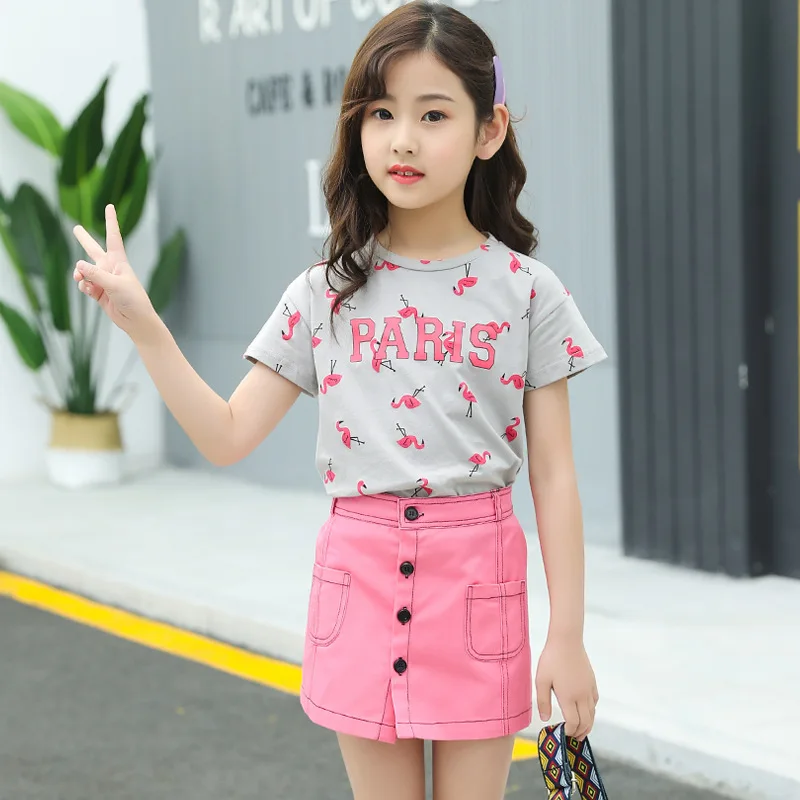 2019 2pcs Brand New Fashion Baby Kids Girl Clothing Set Summer Short Sleeve T shirt and Short skirt Sets Casual Suits XYT131
2019 2pcs Brand New Fashion Baby Kids Girl Clothing Set Summer Short Sleeve T shirt and Short skirt Sets Casual Suits XYT131