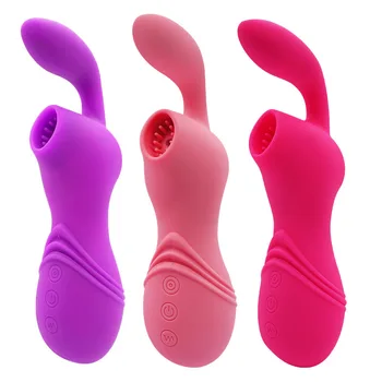 

12 Speed sucking vibrator for women Masturbation Nipple Vaginal Clitoris stimulator Tongue licking Sucker Oral Sex Vibrating