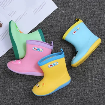 Boys Girls Rain Boots Kids Waterproof Baby Toddler Non-slip Rubber Water Shoes Children Rainboots Cartoon Print Removable
Boys Girls Rain Boots Kids Waterproof Baby Toddler Non-slip Rubber Water Shoes Children Rainboots Cartoon Print Removable