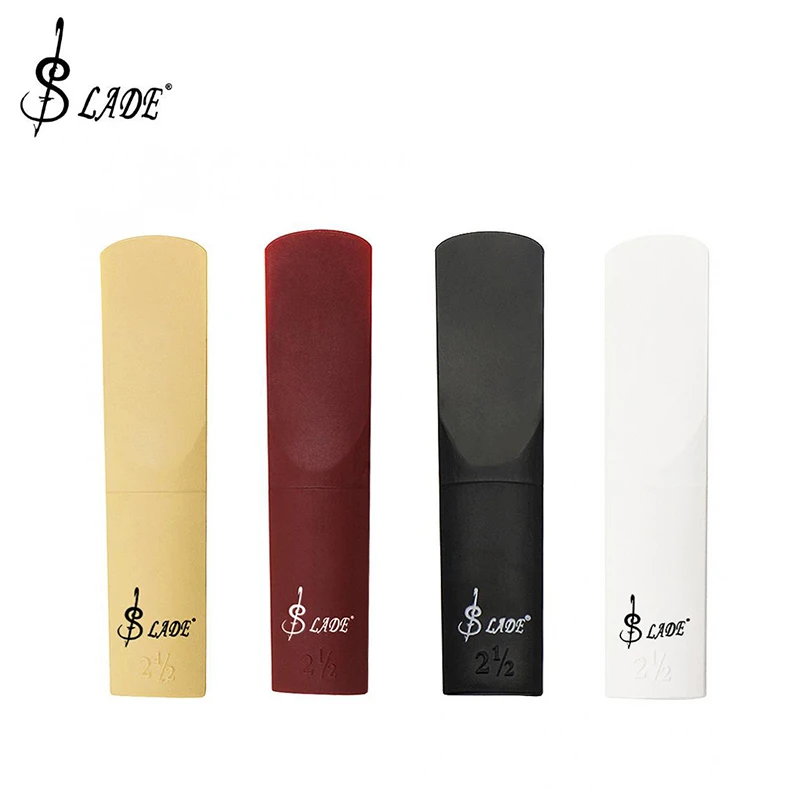 SLADE Alto Saxophone Reed Resin Strength 2.5 4 Colors Optional Bamboo Reeds Woodwind Instrument Accessories
SLADE Alto Saxophone Reed Resin Strength 2.5 4 Colors Optional Bamboo Reeds Woodwind Instrument Accessories