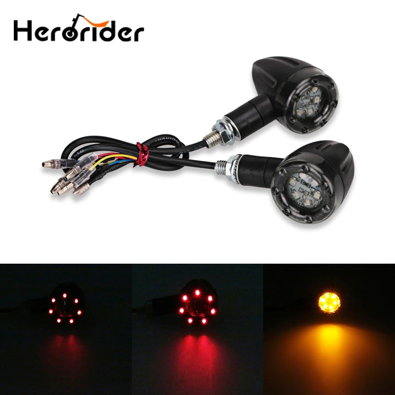 2PCS/1Pair Motorcycle Turn Signal Indicators Stop Light Black For Harley Chopper Motorbike Scooter Rear Turn Signal Led
2PCS/1Pair Motorcycle Turn Signal Indicators Stop Light Black For Harley Chopper Motorbike Scooter Rear Turn Signal Led