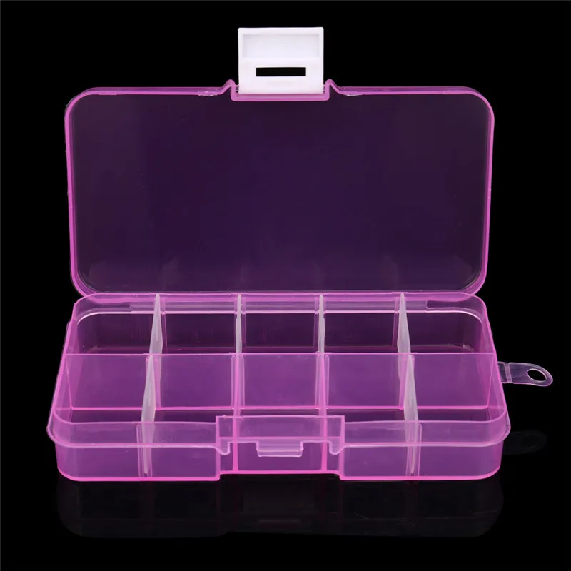 1 PC Plastic 10 Slots Adjustable Jewelry Storage Box Case Craft Organizer Bead 3.2x2.5cm Earring Case small objects
1 PC Plastic 10 Slots Adjustable Jewelry Storage Box Case Craft Organizer Bead 3.2x2.5cm Earring Case small objects