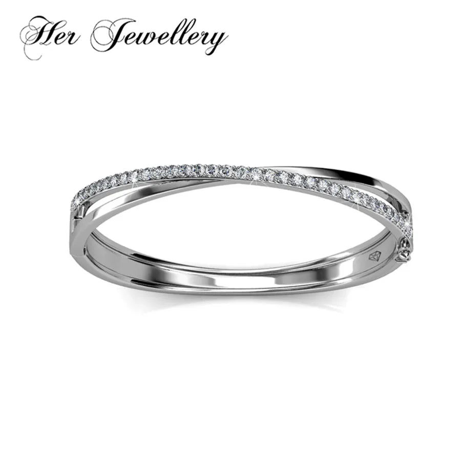 Her Jewellery X letter bracelets bangles Romantic Gift Made with crystals from Swarovski HB0065 
Her Jewellery X letter bracelets bangles Romantic Gift Made with crystals from Swarovski HB0065