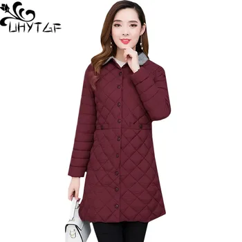 UHYTGF XL-5XL Plus size Jacket Women Winter Down Jacket Slim Warm Outerwear Parka Women Thin and light Down cotton Long Coat 885
UHYTGF XL-5XL Plus size Jacket Women Winter Down Jacket Slim Warm Outerwear Parka Women Thin and light Down cotton Long Coat 885
