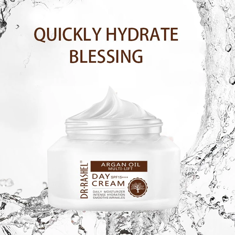 DRRASHEL Natural Amino Acid Argan Oil Day Cream Daily Face Moisturizer Intense Hydration Whitening Creams SPF15
DRRASHEL Natural Amino Acid Argan Oil Day Cream Daily Face Moisturizer Intense Hydration Whitening Creams SPF15
