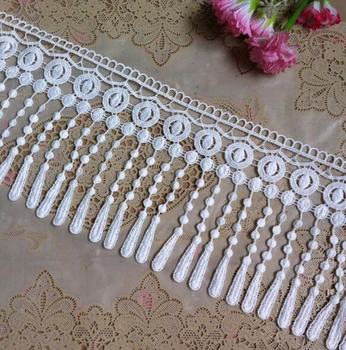 5 Meters 12cm Width Costume Decor New Lace Trimming Embroidery Sew DIY Craft white Tassel Fringe Lace Trim
5 Meters 12cm Width Costume Decor New Lace Trimming Embroidery Sew DIY Craft white Tassel Fringe Lace Trim