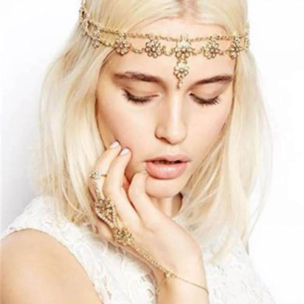 Flower Pearl Tassel Forehead Headpiece Hair Chains Gold Head Chain Headband Hair band Hair Jewelry For Women
Flower Pearl Tassel Forehead Headpiece Hair Chains Gold Head Chain Headband Hair band Hair Jewelry For Women