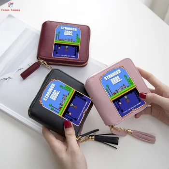 New Stranger Things printing Wallets Tassel purse Ladies Style Mini Purse Accessories Short Zipper card Bags Lady Wallets
New Stranger Things printing Wallets Tassel purse Ladies Style Mini Purse Accessories Short Zipper card Bags Lady Wallets