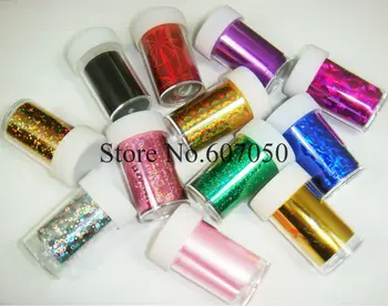 12Colors(=12jars) x 2013 Hot Brand New Nail Art Transfer Foil Decal Stickers(50colors available)-Free Shipping
12Colors(=12jars) x 2013 Hot Brand New Nail Art Transfer Foil Decal Stickers(50colors available)-Free Shipping