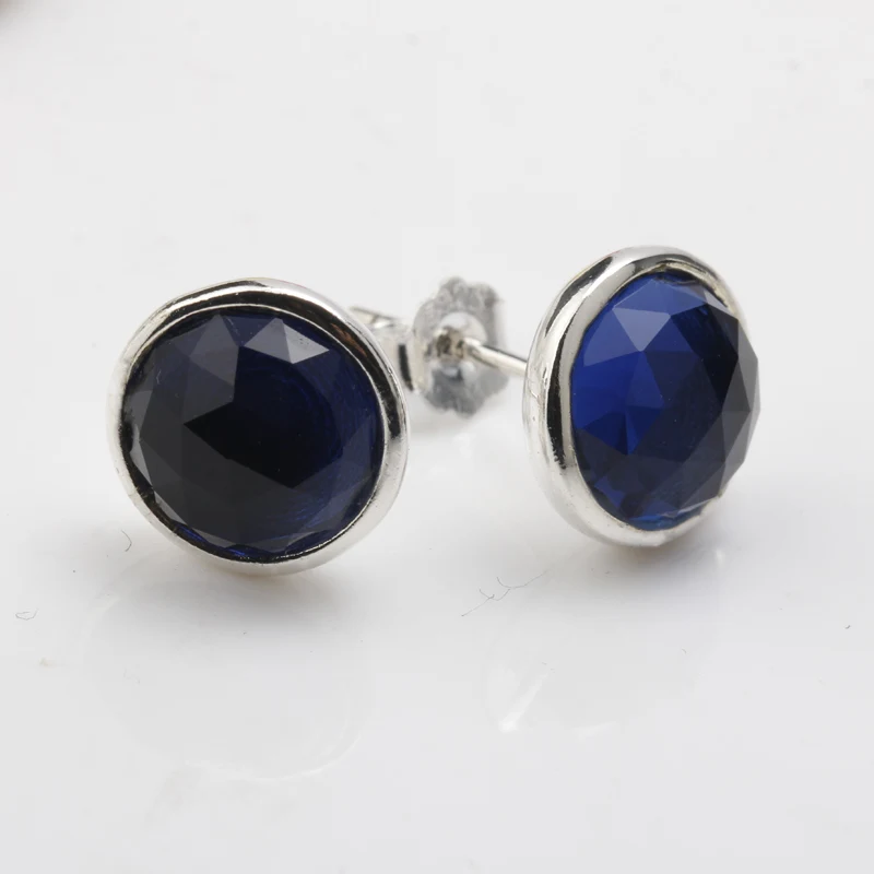 Earrings 925 Sterling Silver Stud Earrings with Blue CZ Big Stone for Women Anniversary Fine Jewelry
Earrings 925 Sterling Silver Stud Earrings with Blue CZ Big Stone for Women Anniversary Fine Jewelry