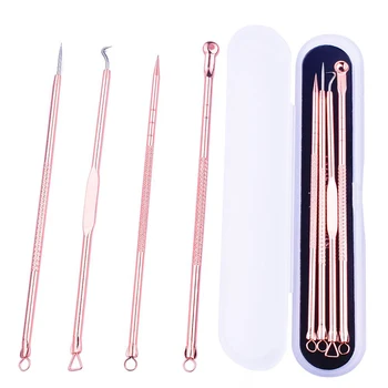 4Pcs/Set Double-ended Acne Needle Blackhead Remover Tool Stainless Steel Pimple Needle Facial Cleaning Beauty Tool Skin Care
4Pcs/Set Double-ended Acne Needle Blackhead Remover Tool Stainless Steel Pimple Needle Facial Cleaning Beauty Tool Skin Care