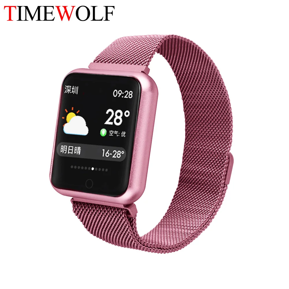 Smartwatch P68 Sports IP68 Fitness Bracelet Smart Watch Men Heart Rate Monitor Blood Pressure for ios Android iPhone Smart Watch
Smartwatch P68 Sports IP68 Fitness Bracelet Smart Watch Men Heart Rate Monitor Blood Pressure for ios Android iPhone Smart Watch