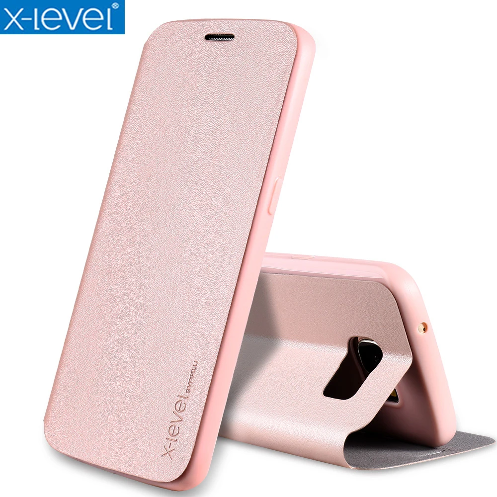 X-Level Book Leather Flip Cases For Samsung Galaxy S7 S7 Edge Ultra Thin Business Leather Funda Cover Case
X-Level Book Leather Flip Cases For Samsung Galaxy S7 S7 Edge Ultra Thin Business Leather Funda Cover Case