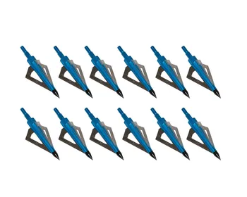 12 pieces arrowheads blue color archery broadheads 100gr hunting arrowheads
12 pieces arrowheads blue color archery broadheads 100gr hunting arrowheads