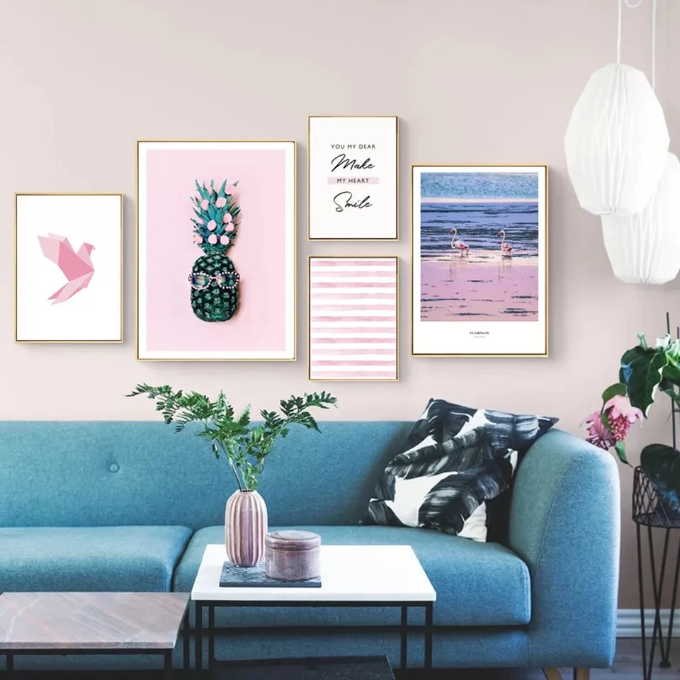 Pink Flamingo Nordic Poster Art Home Decor Pineapple Wall Art Canvas Painting Posters Wall Pictures For Living Room Unframed
Pink Flamingo Nordic Poster Art Home Decor Pineapple Wall Art Canvas Painting Posters Wall Pictures For Living Room Unframed
