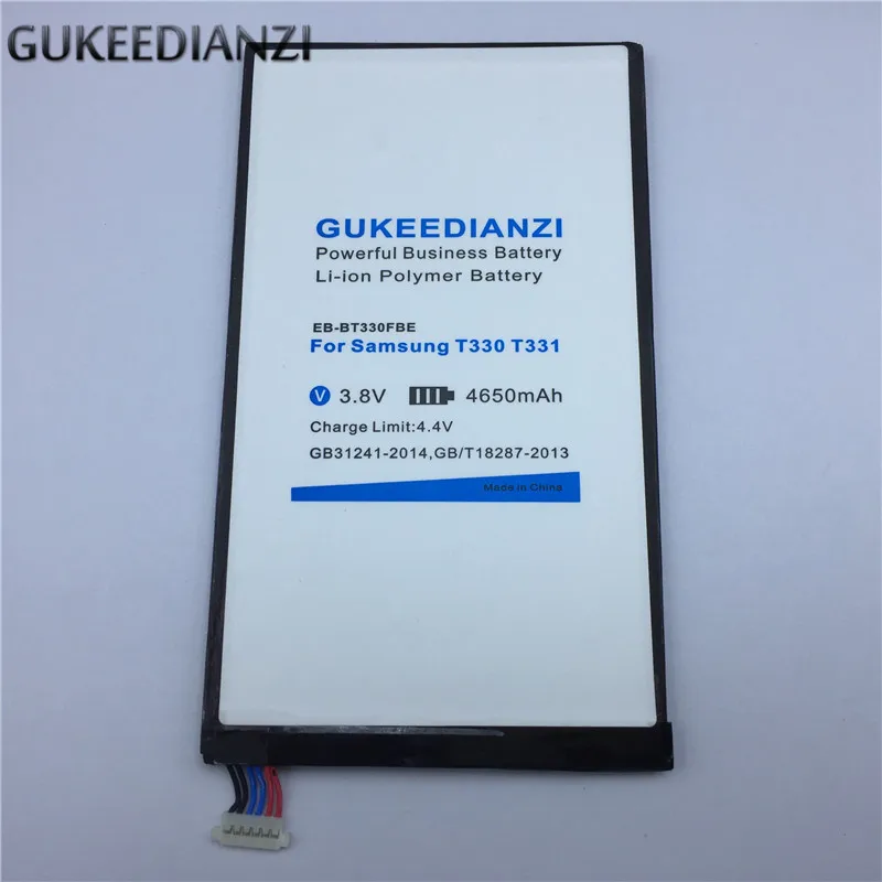 GUKEEDIANZI Tablet Battery EB-BT330FBE For Samsung GALAXY Tab 4 T330 SM T331 T331C T335 4650mAh Replacement Batteries
GUKEEDIANZI Tablet Battery EB-BT330FBE For Samsung GALAXY Tab 4 T330 SM T331 T331C T335 4650mAh Replacement Batteries