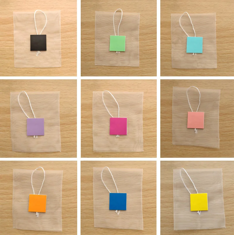 1000pcs/lot 5.8*7cm Various Colors Pyramid Tea Bag Filters Nylon Transparent Empty TeaBag Single String With Label
1000pcs/lot 5.8*7cm Various Colors Pyramid Tea Bag Filters Nylon Transparent Empty TeaBag Single String With Label