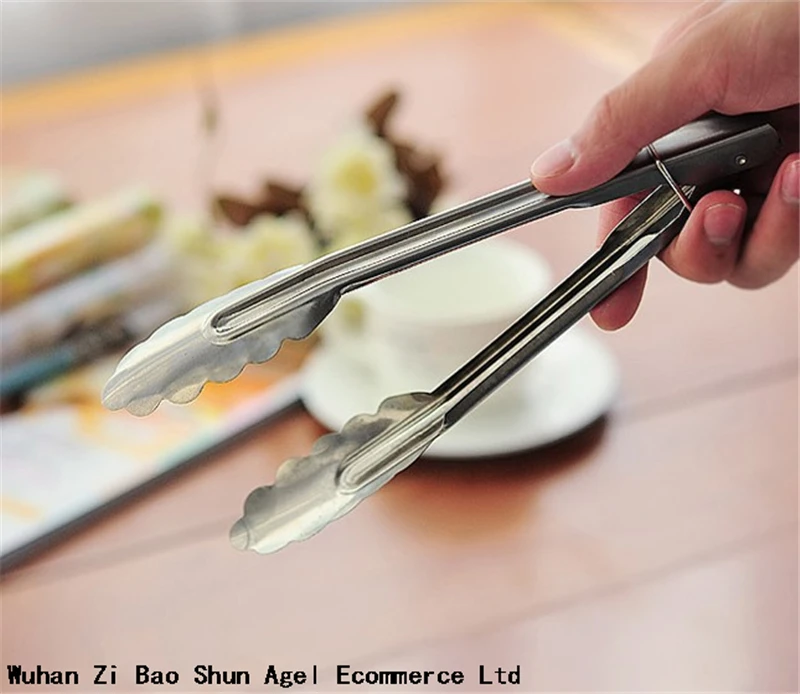 7 Inch Kitchen Tool Set Heat Bread Tong Stainless Steel Salad BBQ Cooking Food Serving Utensil Tongs
7 Inch Kitchen Tool Set Heat Bread Tong Stainless Steel Salad BBQ Cooking Food Serving Utensil Tongs