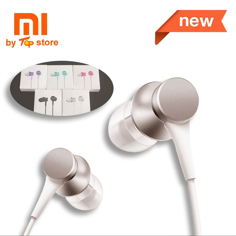 XiaoMI Earphone Original Mi In-Ear Headphones Basic with Mic Wire Control for Mobile Phone 3.5mm Headphones fone de ouvido
XiaoMI Earphone Original Mi In-Ear Headphones Basic with Mic Wire Control for Mobile Phone 3.5mm Headphones fone de ouvido
