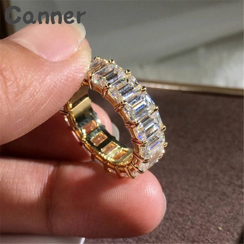 Canner Luxury Female Rainbow Trapezoid Stone Rings Shiny Cubic Zirconia Rings For Women Fashion Finger Anel Wedding Band Gift A4
Canner Luxury Female Rainbow Trapezoid Stone Rings Shiny Cubic Zirconia Rings For Women Fashion Finger Anel Wedding Band Gift A4