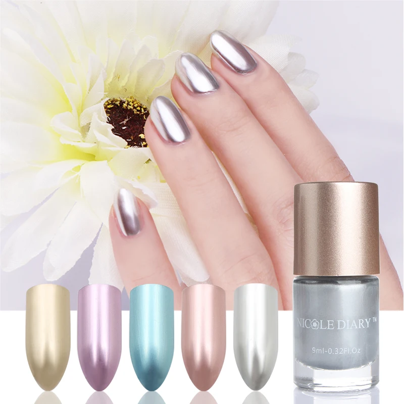 NICOLE DIARY Metallic Nail Polish 9ml Mirror Effect Metal Nail Varnish Shiny Nail Lacquer Nail Art Vernish Manicure Polish
NICOLE DIARY Metallic Nail Polish 9ml Mirror Effect Metal Nail Varnish Shiny Nail Lacquer Nail Art Vernish Manicure Polish
