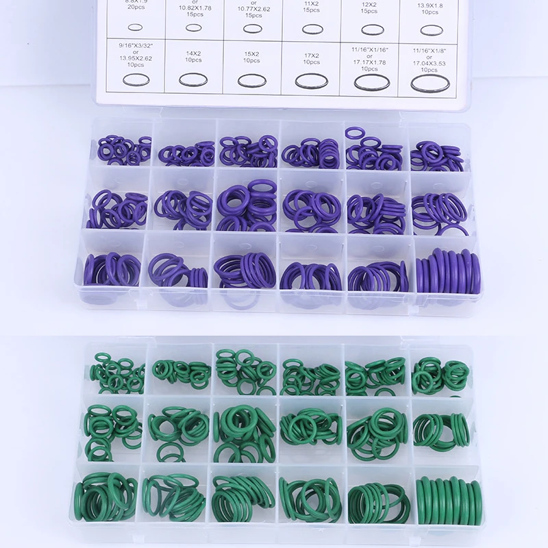 270pcs/Set 18 Sizes Rubber O Ring O-Ring Washer Seals Watertightness Assortment Different Size With Plactic Box Kit Set
270pcs/Set 18 Sizes Rubber O Ring O-Ring Washer Seals Watertightness Assortment Different Size With Plactic Box Kit Set