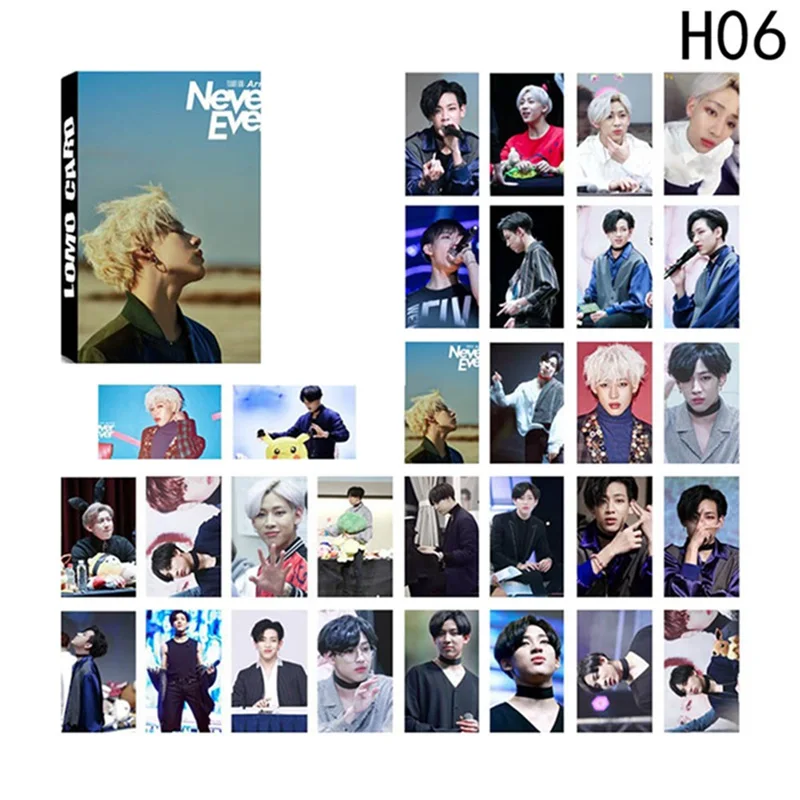 30pcs/set k-pop GOT7 Shopping Mall Never Ever Album LOMO Cards New Fashion Self Made Paper Photo Card Photocard
30pcs/set k-pop GOT7 Shopping Mall Never Ever Album LOMO Cards New Fashion Self Made Paper Photo Card Photocard