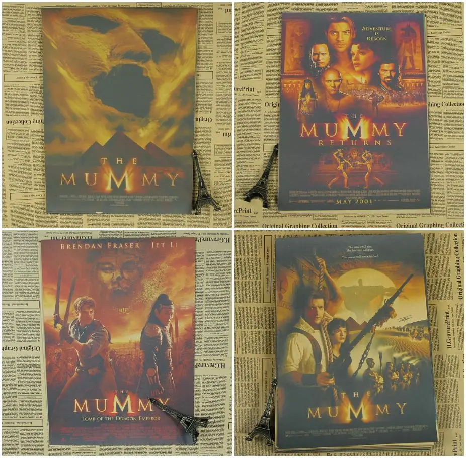 The Mummy movie poster decorative painting retro nostalgia adventure kraft paper/wall sticker/Kraft Poster
The Mummy movie poster decorative painting retro nostalgia adventure kraft paper/wall sticker/Kraft Poster