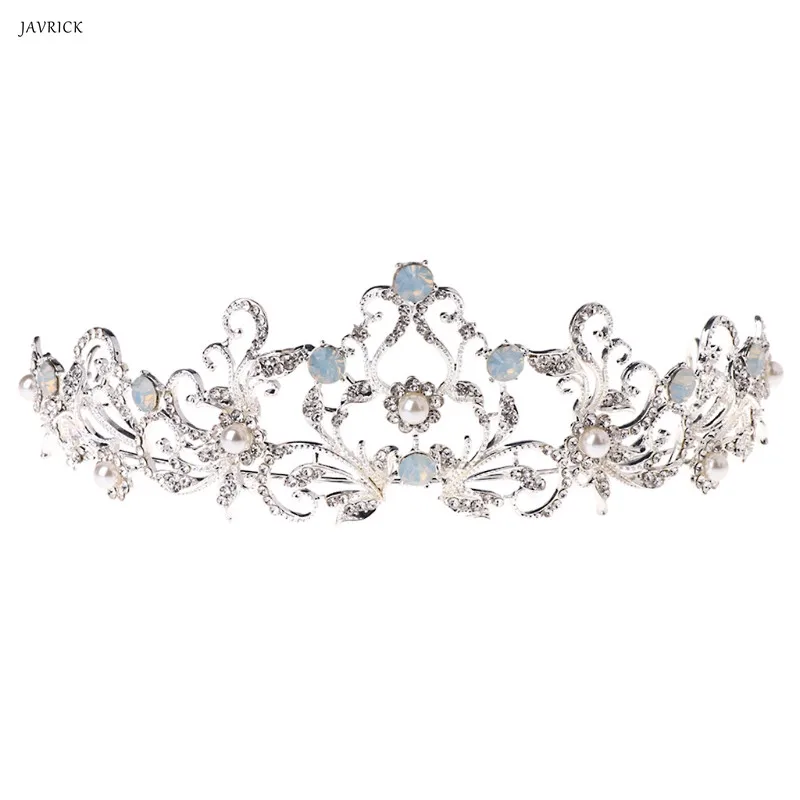JAVRICK Bride Crown Rhinestone Pearl Royal Vintage Wedding Bridal Tiara Luxury Jewelry Hair Accessories
JAVRICK Bride Crown Rhinestone Pearl Royal Vintage Wedding Bridal Tiara Luxury Jewelry Hair Accessories