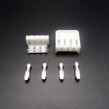 25sets/lot VH3.96 4Pin 3.96mm connectors wiring terminals A set of:socket + plug + terminals
25sets/lot VH3.96 4Pin 3.96mm connectors wiring terminals A set of:socket + plug + terminals