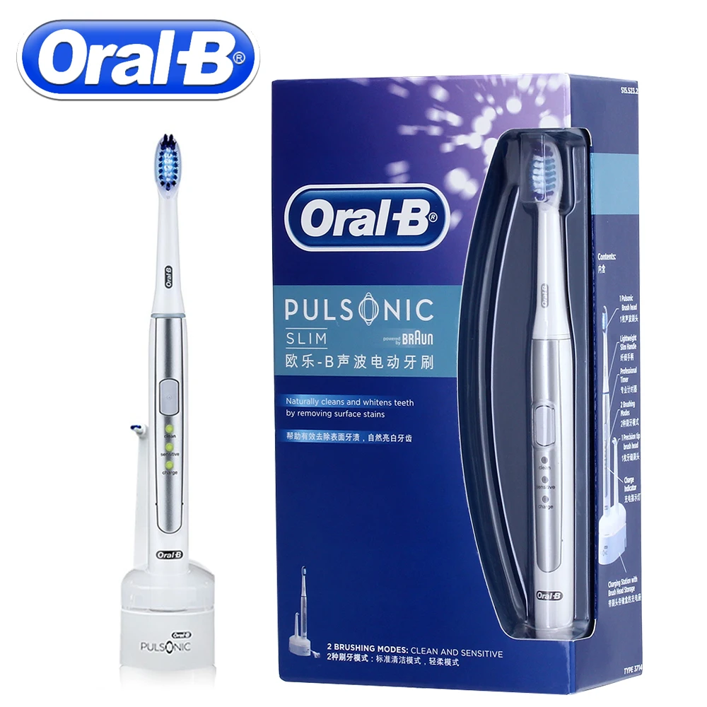 Oral B Sonic Electric Toothbrush Pulsonic Dental Care Health Electric Tooth Brush Rechargeable + 2 Replacement Brush Heads
Oral B Sonic Electric Toothbrush Pulsonic Dental Care Health Electric Tooth Brush Rechargeable + 2 Replacement Brush Heads