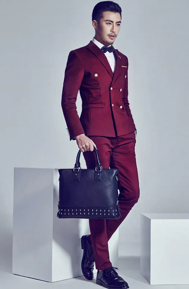 Formal Dress Suit Men Male Slim Wedding Suits For Men Double Breasted Mens Suits Wine Red Costume Homme Ternos Masculino 2 pcs
Formal Dress Suit Men Male Slim Wedding Suits For Men Double Breasted Mens Suits Wine Red Costume Homme Ternos Masculino 2 pcs