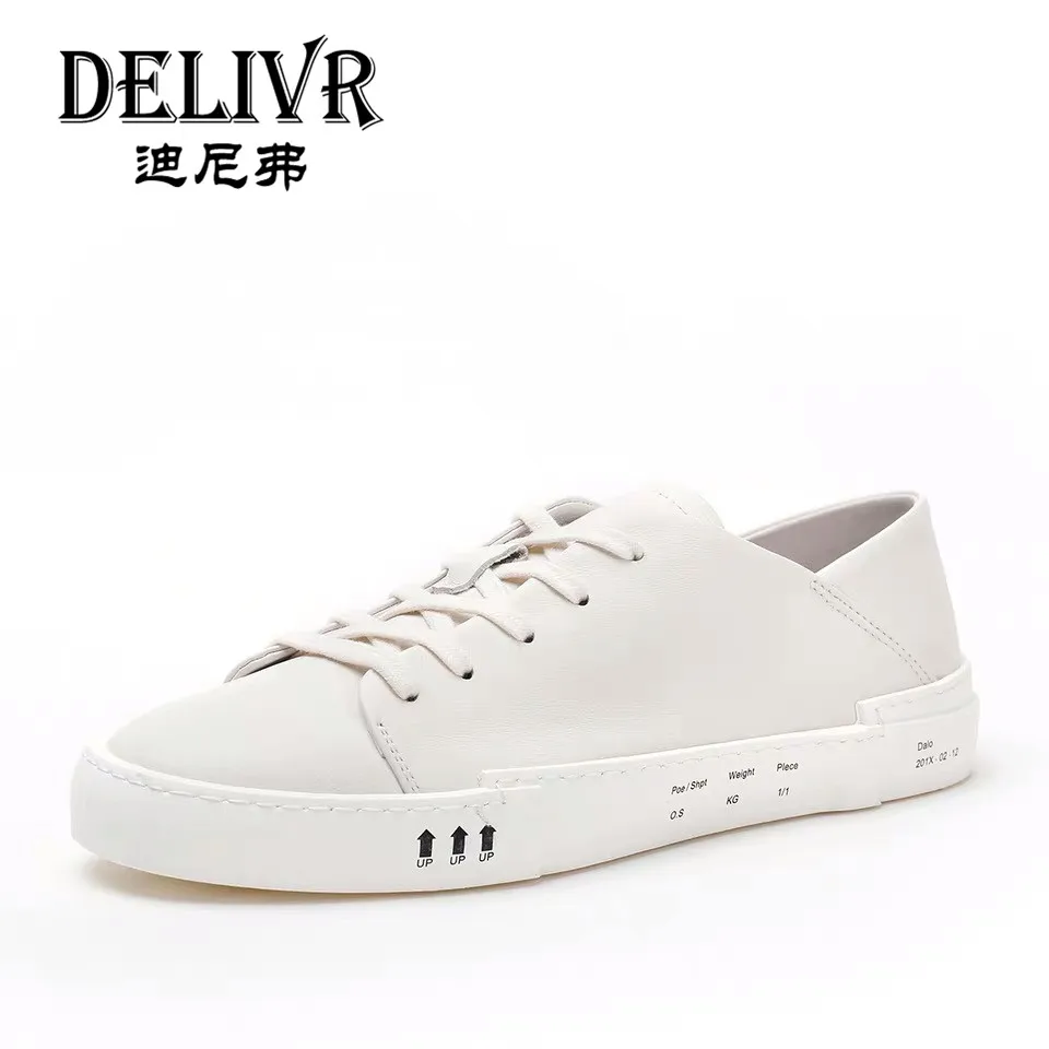 Delivr 2019 Spring Summer White Shoes Men Casual Shoes Real Leather Male Sneakers Fashion Cool Street Formal Shoes Men Footwear
Delivr 2019 Spring Summer White Shoes Men Casual Shoes Real Leather Male Sneakers Fashion Cool Street Formal Shoes Men Footwear