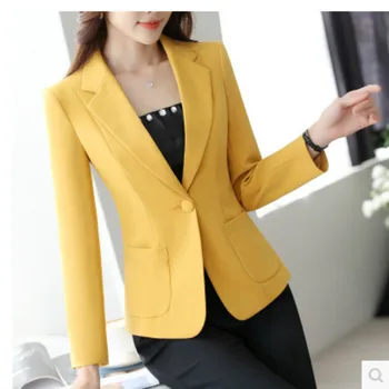 Women's Blazer 2019 Autumn and Winter New Suit Casual Long Sleeve Solid Color Joker Slim Short Top
Women's Blazer 2019 Autumn and Winter New Suit Casual Long Sleeve Solid Color Joker Slim Short Top