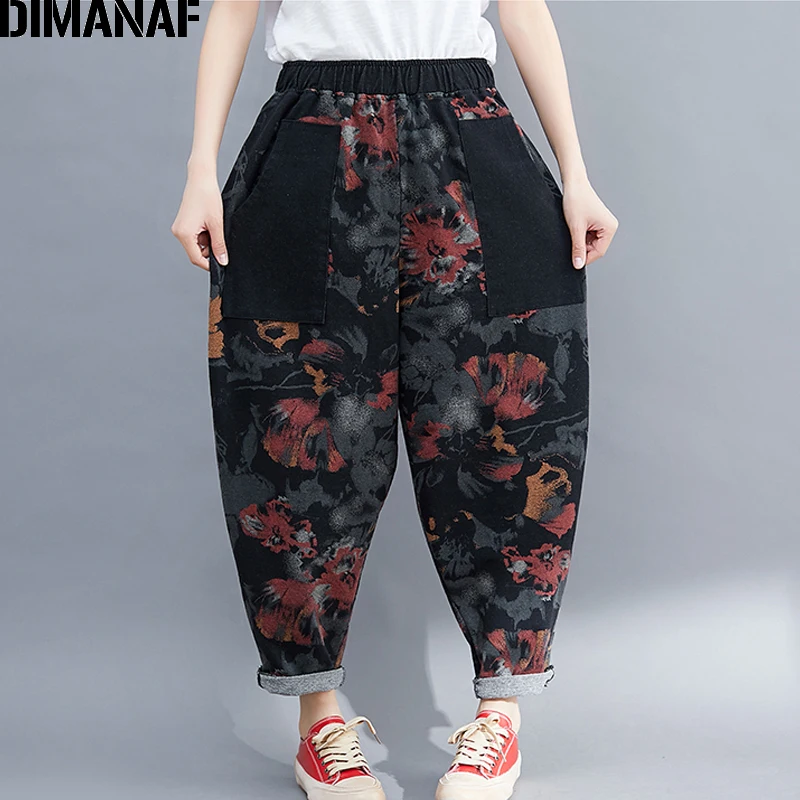 DIMANAF Plus Size Women Harem Pants Vintage Print Loose Big Size Trousers Pantalones Female Elastic Waist Long Pants 2019 Autumn
DIMANAF Plus Size Women Harem Pants Vintage Print Loose Big Size Trousers Pantalones Female Elastic Waist Long Pants 2019 Autumn