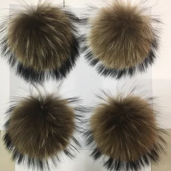 Natural Colorful DIY 13-14 15-16cm Raccoon Fur Multi Pompom Fur Ball For Knitted Hat Cap Beanies Scarves Real Fur Pom Pom With B 
Natural Colorful DIY 13-14 15-16cm Raccoon Fur Multi Pompom Fur Ball For Knitted Hat Cap Beanies Scarves Real Fur Pom Pom With B