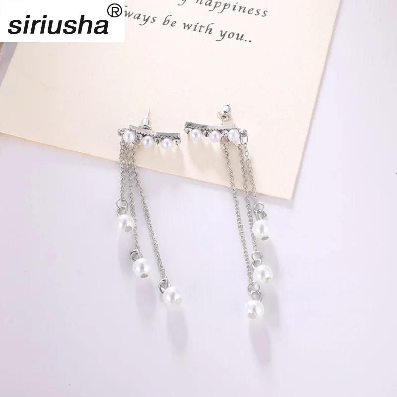 New personality long paragraph pendant simple pearl earrings fashion creative wild tassel female ear jewelry wholesale Y920
New personality long paragraph pendant simple pearl earrings fashion creative wild tassel female ear jewelry wholesale Y920