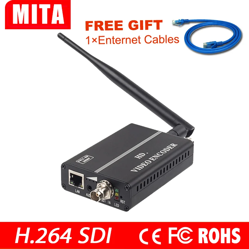 HD MPEG-4 AVC H.264 SDI Mini ip encoder wth WiFi for Live Broadcast with UDP TCP ONVIF
HD MPEG-4 AVC H.264 SDI Mini ip encoder wth WiFi for Live Broadcast with UDP TCP ONVIF
