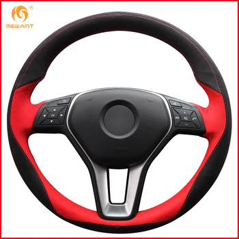 Red Leather Black Suede Car Steering Wheel Cover for Mercedes Benz A-Class 2013-2015 B-Class 2011-2014 CLA-Class 2013 2014 Parts
Red Leather Black Suede Car Steering Wheel Cover for Mercedes Benz A-Class 2013-2015 B-Class 2011-2014 CLA-Class 2013 2014 Parts