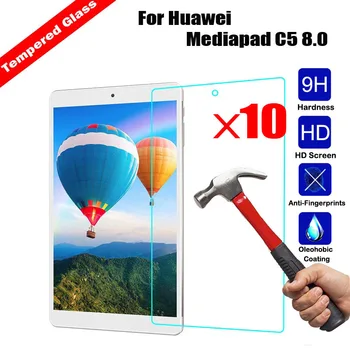 10Pcs Wholesale Real Tempered Glass Tablet Screen Protector Anti-explosion For Huawei Mediapad C5 8.0 Protective Film
10Pcs Wholesale Real Tempered Glass Tablet Screen Protector Anti-explosion For Huawei Mediapad C5 8.0 Protective Film