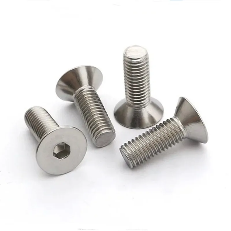 100pcs/lot DIN7991 Stainless steel SUS304 hexagon socket countersunk head screw M2 M2.5 M3
100pcs/lot DIN7991 Stainless steel SUS304 hexagon socket countersunk head screw M2 M2.5 M3