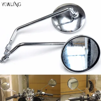 Universal motorcycle mirrors chrome round mirror motorcycle long stem for kawasaki yamaha suzuki ducati honda Aprilia ktm
Universal motorcycle mirrors chrome round mirror motorcycle long stem for kawasaki yamaha suzuki ducati honda Aprilia ktm