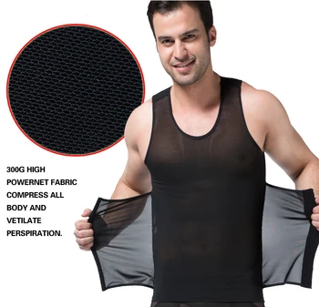 Black White 2017 Plus Size Mens Slimming Body Shaper Wear Vest Tank Tops T-Shirts Men's Undershirts Lingerie Body Shaper Corset
Black White 2017 Plus Size Mens Slimming Body Shaper Wear Vest Tank Tops T-Shirts Men's Undershirts Lingerie Body Shaper Corset