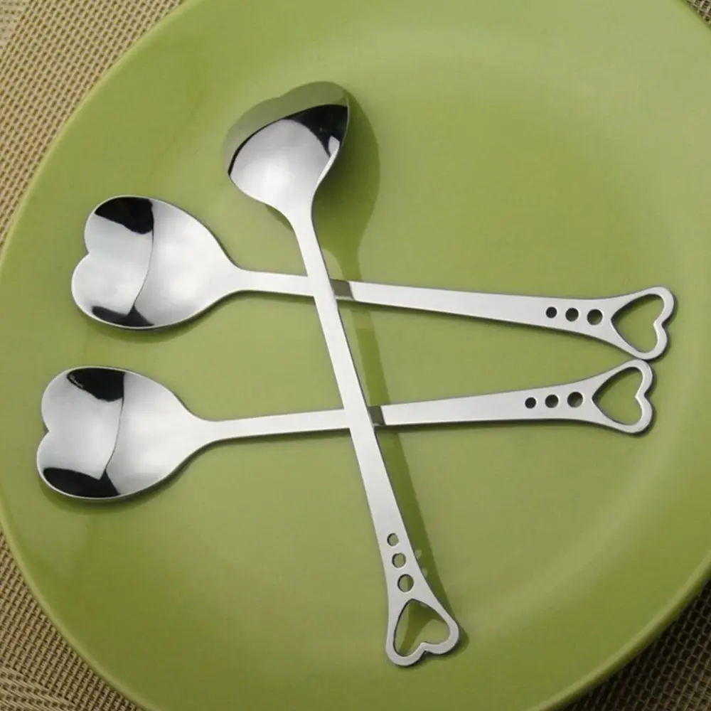 Creative 1Pcs Kitchen Dining Heart Shaped Spoon Tableware Mixer Flatware Funny Stainless Steel Eco-Friendly Tea Coffee Spoon
Creative 1Pcs Kitchen Dining Heart Shaped Spoon Tableware Mixer Flatware Funny Stainless Steel Eco-Friendly Tea Coffee Spoon