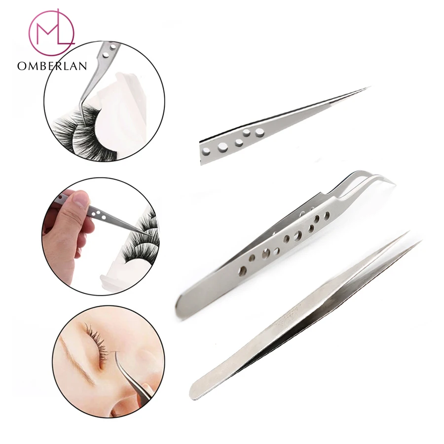 2PCS Tweezers for Eyelash Extension Hair Removal Eyebrow Stainless Steel Eyelashes for Building Face Nail Tools Beauty Needle
2PCS Tweezers for Eyelash Extension Hair Removal Eyebrow Stainless Steel Eyelashes for Building Face Nail Tools Beauty Needle