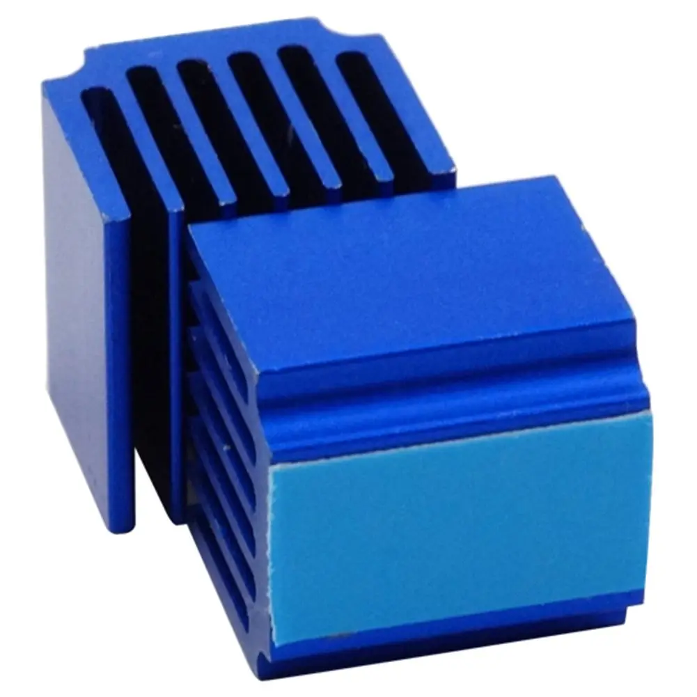 HOT 10pcs части 3D принтера синий алюминиевый радиатор шагового водителя для TMC2100 LV8729