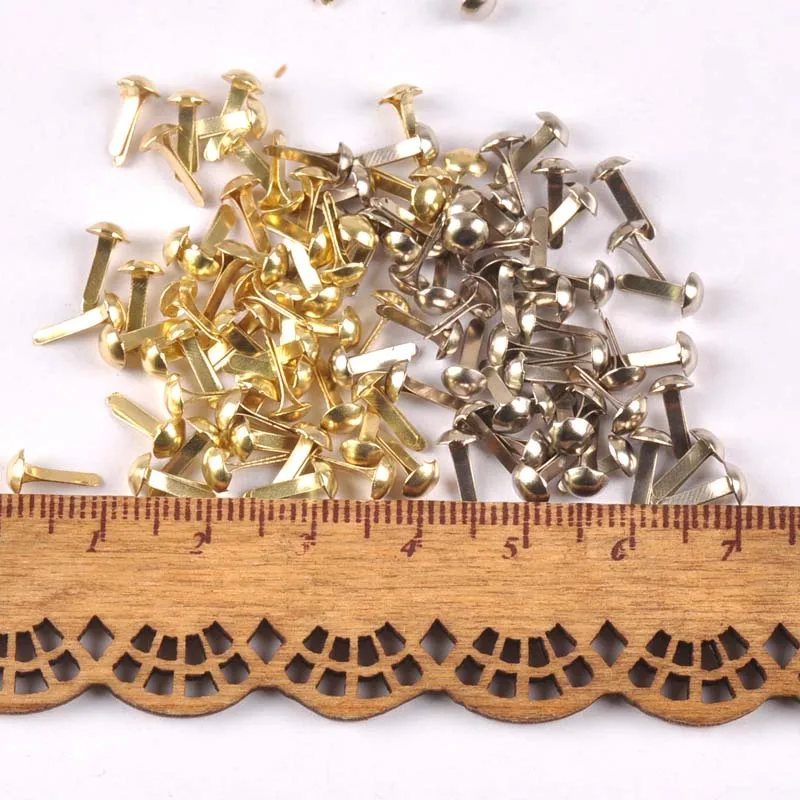 Description Picture 6 of itemMixed Retro Brads Embellishments For Scrapbooking Crafts Metal Crafts Decoration Fastener Brad Paper Fasteners Supplies C2583