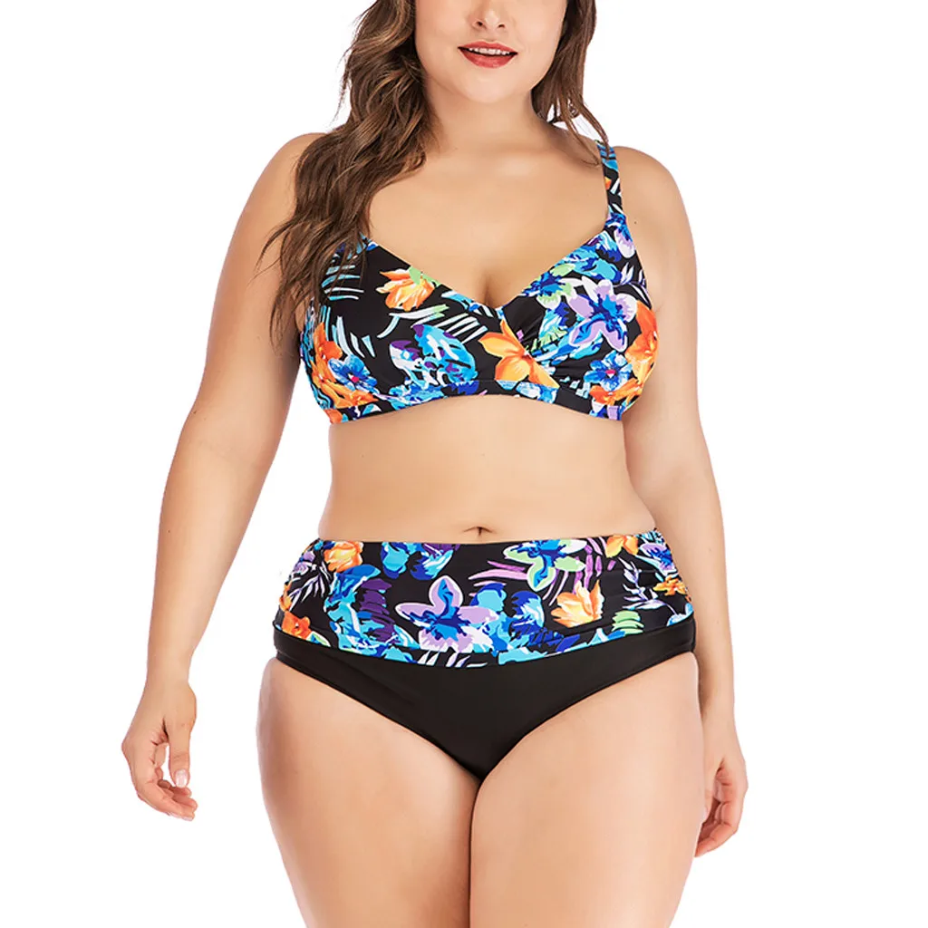 CHAMSGEND2019 Summer large size conservative print straps split swimsuit bra bikini split beachwear swimsuit
CHAMSGEND2019 Summer large size conservative print straps split swimsuit bra bikini split beachwear swimsuit